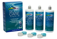 Roztok SoloCare Aqua 3 x 360ml s puzdrami